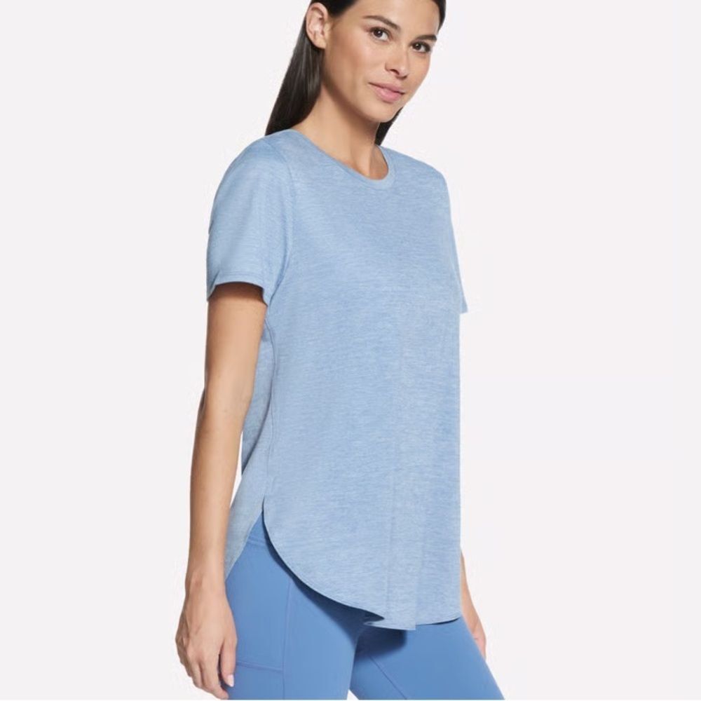 NWT SKECHERS Blue Active GO DRI SWIFT Tunic Active Workout Tee Size Small